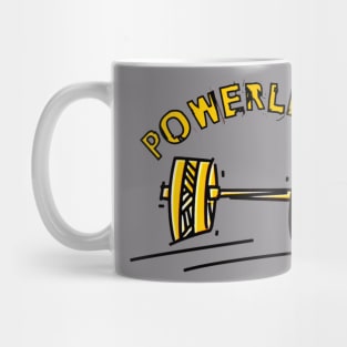 Powerlifter | Gym wear | men's wear | Workout tshirts Mug